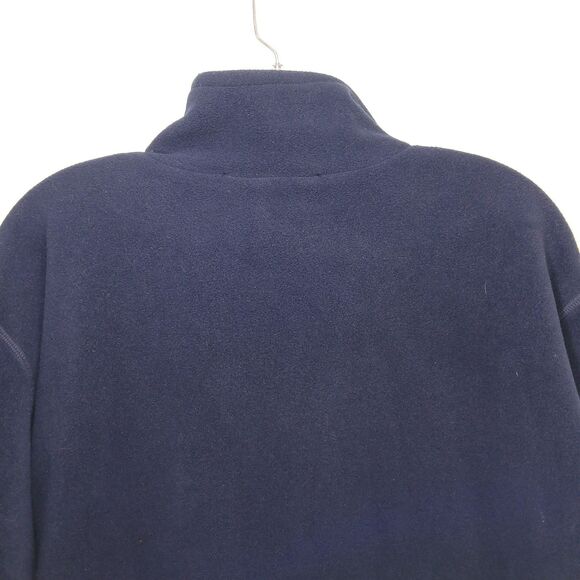 Vintage Ralph Lauren Golf Navy Fleece Mens XL Jacket Full Zip Orange Lined USA - Picture 13 of 16
